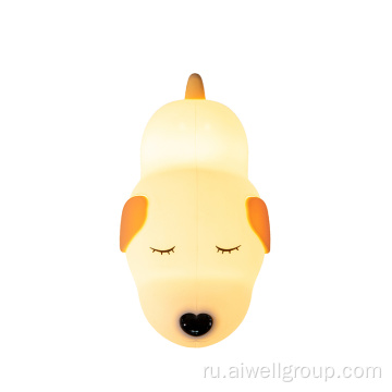 Светодиодная животная собака ночная лампа кремниевая лампа